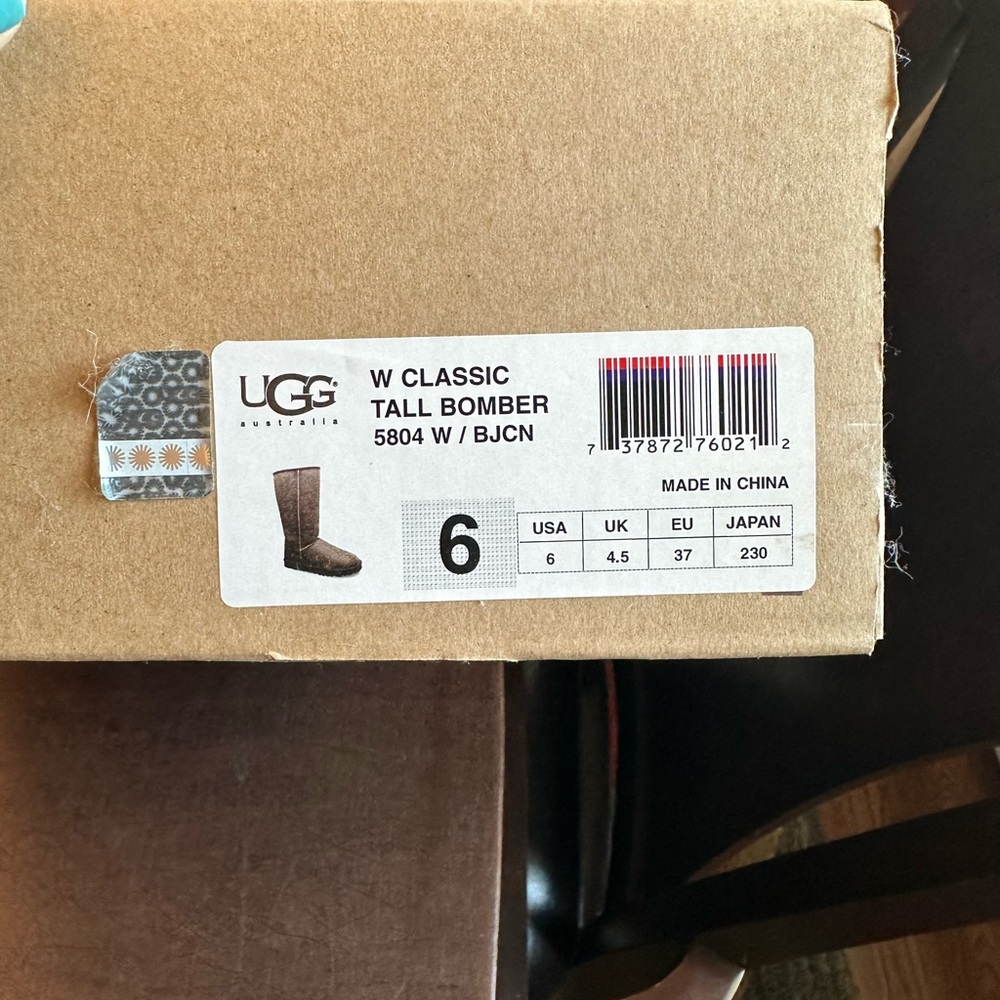 UGG CLASSIC TALL BOMBER BOOTS